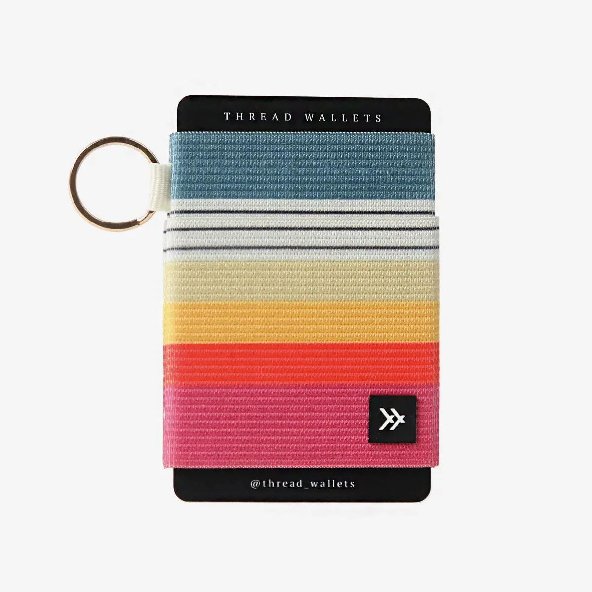 Thread Wallet Elastic Card Holder