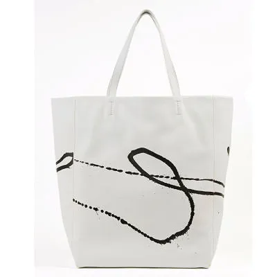 Tote Bag - Negro sobre Blanco