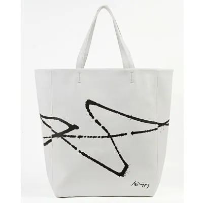 Tote Bag - Negro sobre Blanco