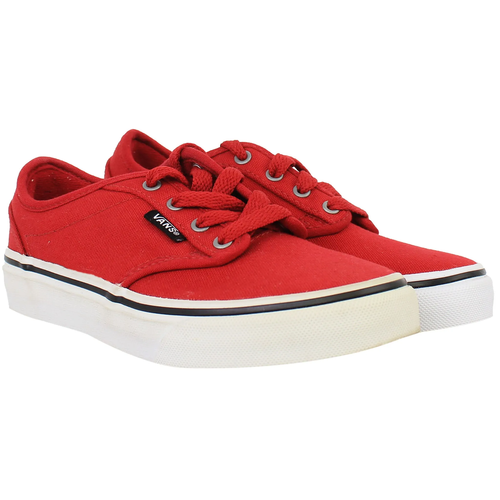 Vans Atwood Low Kids Red Plimsolls