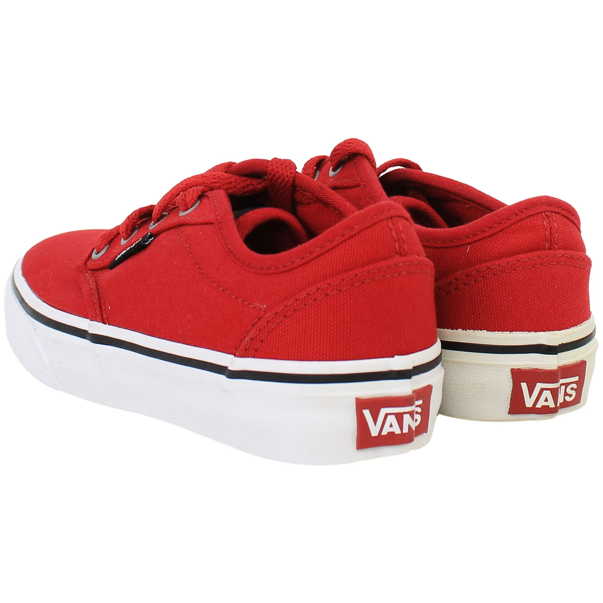 Vans Atwood Low Kids Red Plimsolls