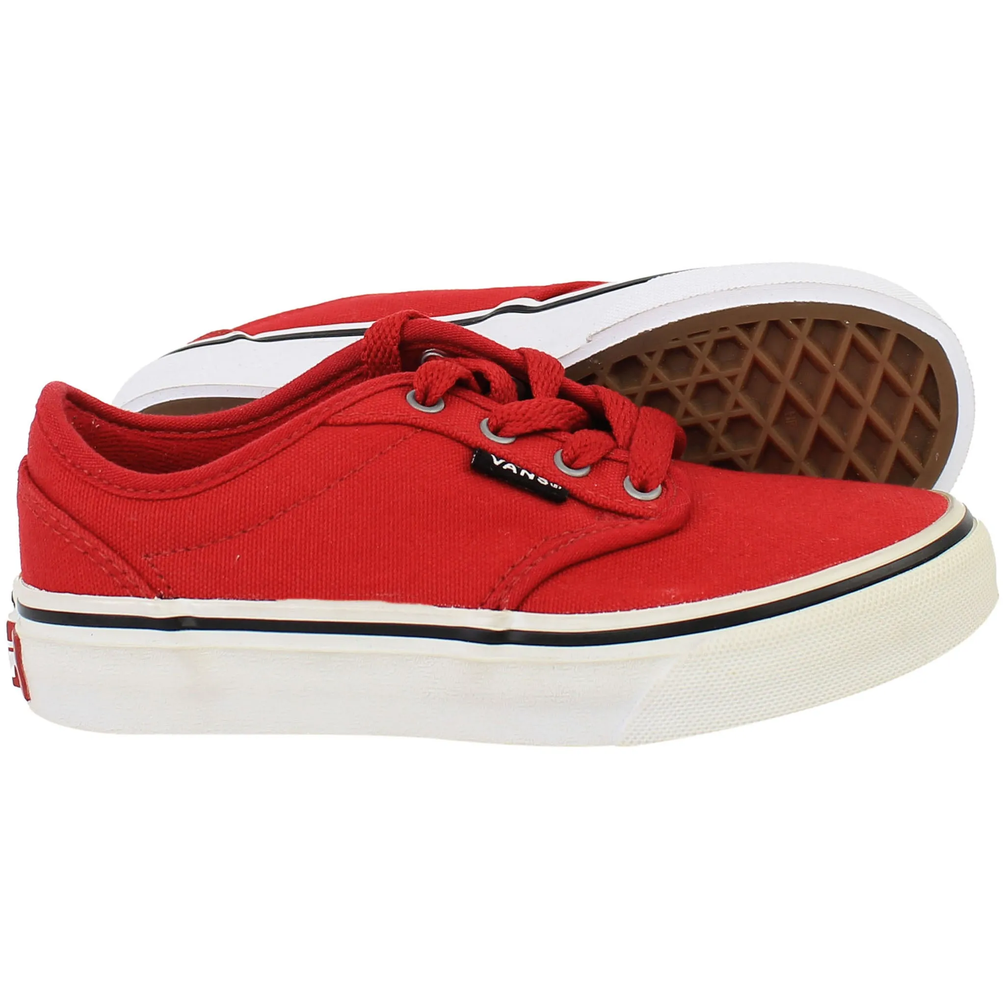 Vans Atwood Low Kids Red Plimsolls