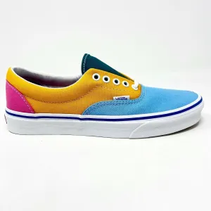 Vans Era (Canvas) Multicolor Bright Orange Blue Womens Casual Shoes Sneakers