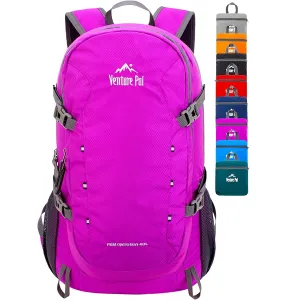 Venture Pal 40L Lightweight Packable Travel Hiking Backpack Daypack | B1-purple