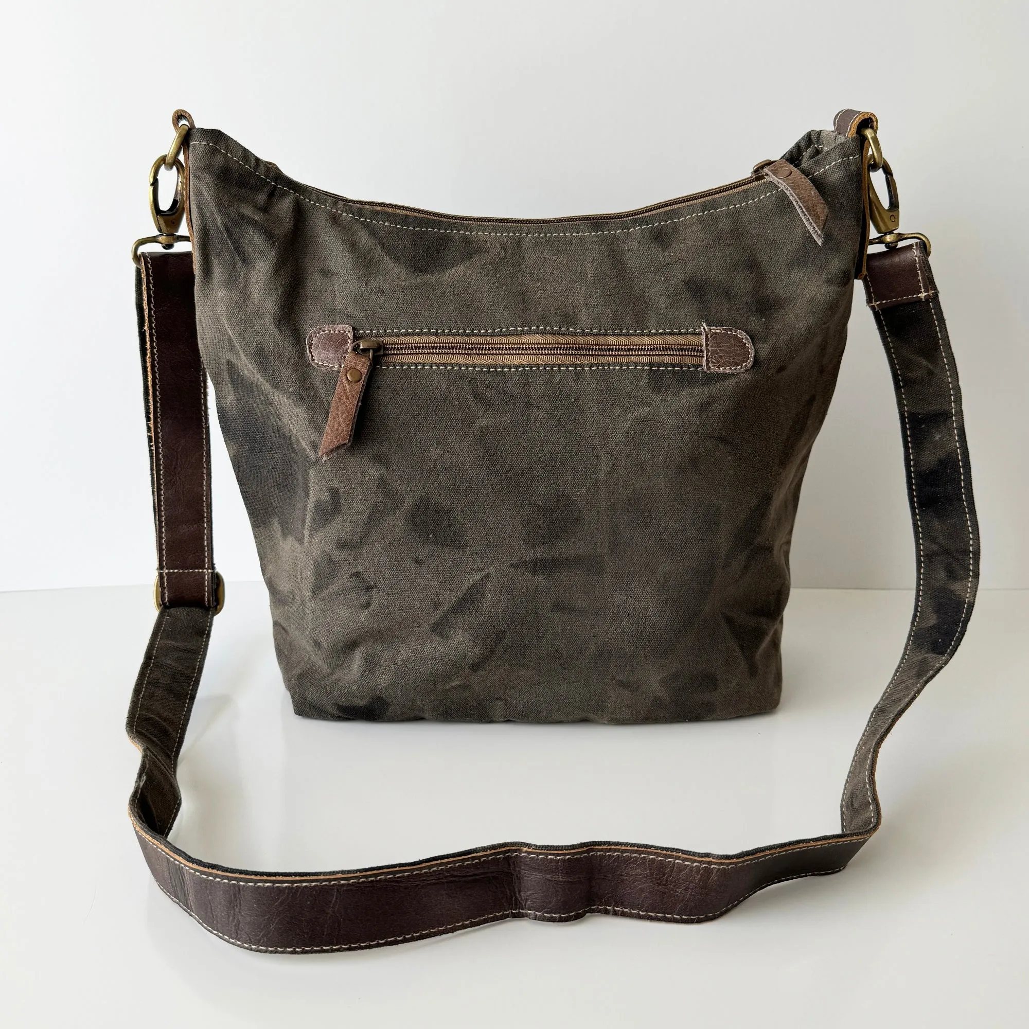 Vintage Inspired Denim Star Crossbody Bag