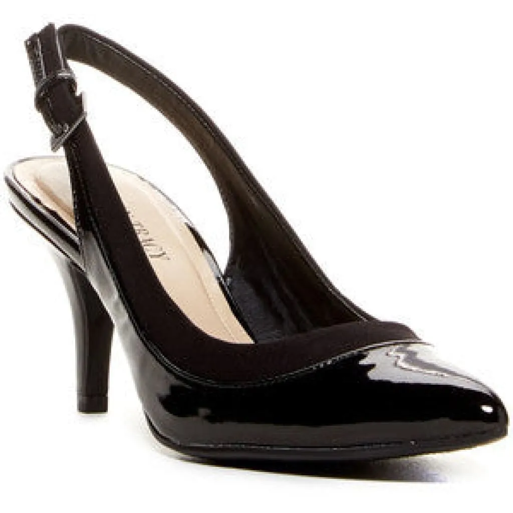 Womens Ellen Tracy -Barns-  Slingback Classic Pumps •Black•