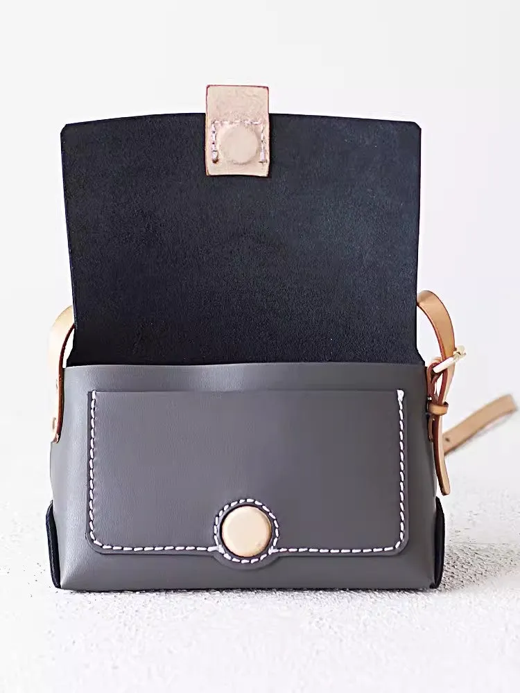 Womens Mini Leather Shoulder Bag Leather Crossbody Purses For Women