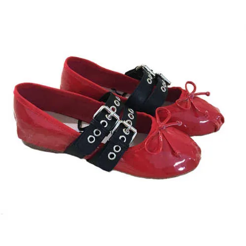 xiangtuibao Womens Pumps Flat Shoes Retro Comfort Satin Denim Buckle Ballet Dancing Flats Casual Riband Girls 10Colors New
