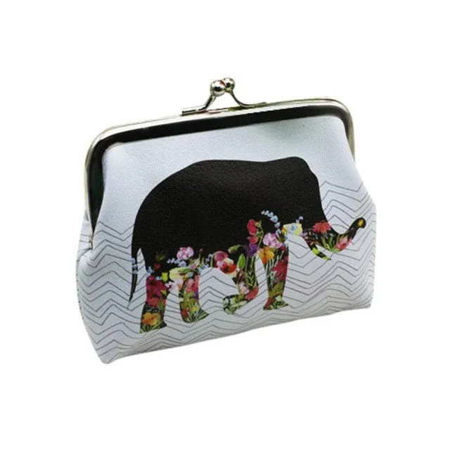 Xiniu Ladies Wallets And Purses Anime Wallets Elephant Pattern Purse For Owl Coin Purse Female